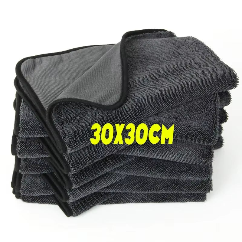 1/2Pcs Professional Microfiber Towels Car Washing Towel Micro Fiber Auto Extra Soft Rag Fast Drying Cloth for Car Wash Accessory